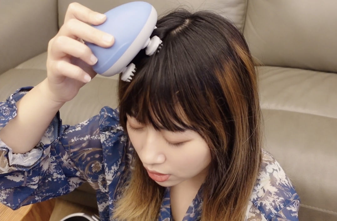 【無線頭部按摩器推薦｜decopop小藍蛋】用這顆能取代按摩師傅嗎？舒緩頭痛的四種實用穴道分享