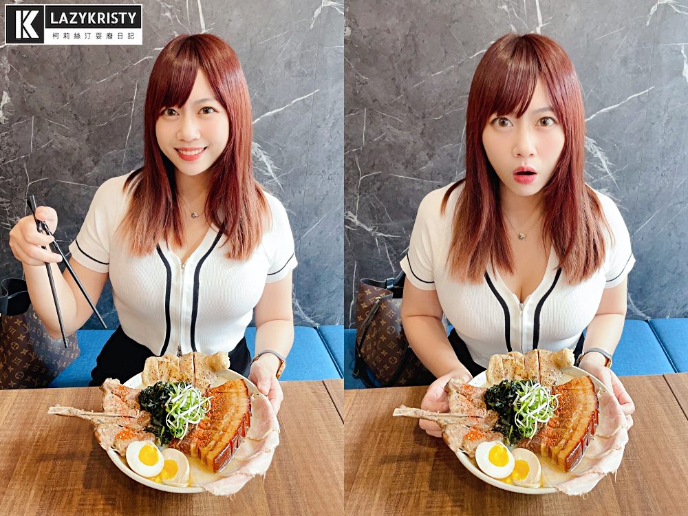 【台中好吃拉麵推薦】CP值爆表的浮誇系戰神拉麵！大里美食之光～兆曜拉麵丼飯新品分享