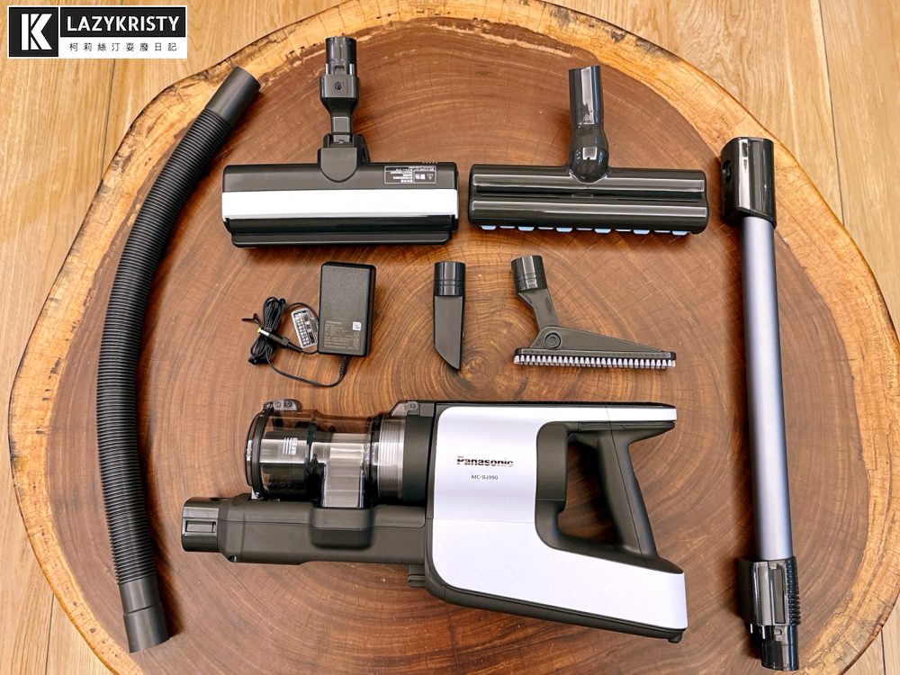【吸塵器推薦】超猛微塵感知+壁咚吸頭！Panasonic 日本製無線吸塵器 MC-BJ990 開箱心得