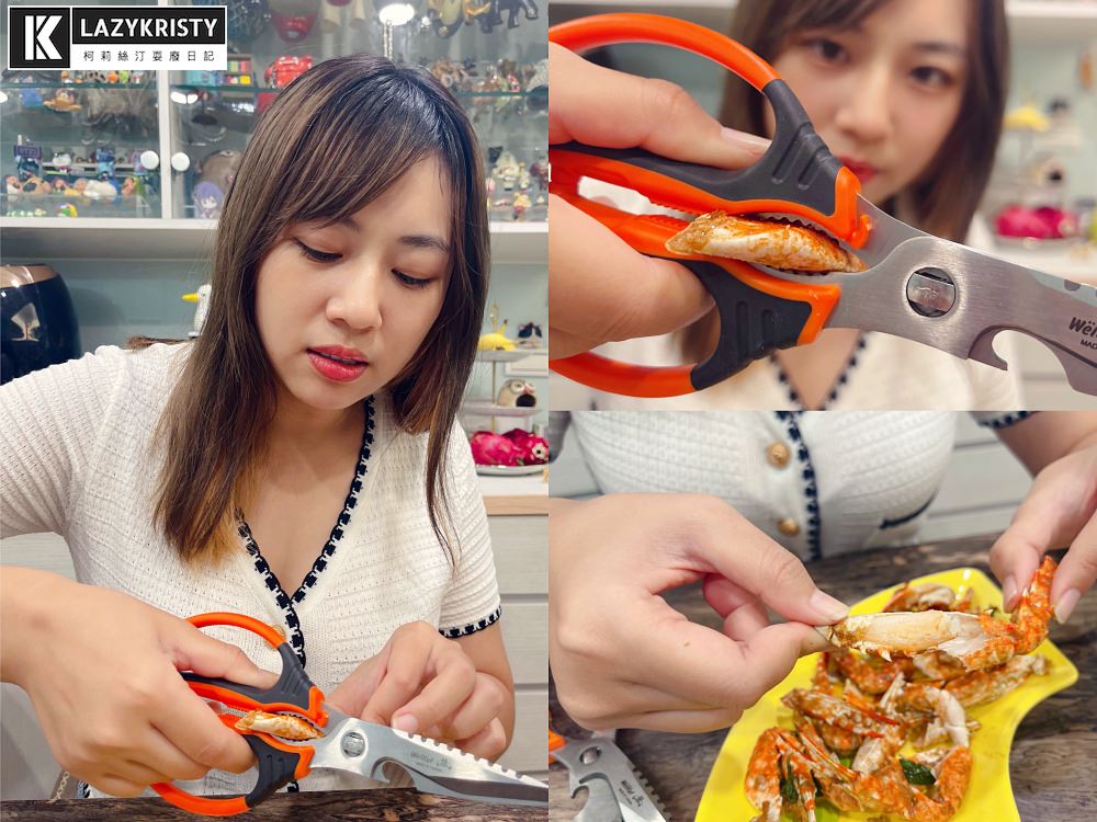 【食物剪刀推薦】烤肉露營一支抵四支！WellCut紅蟳牌可拆式多功能廚房剪刀