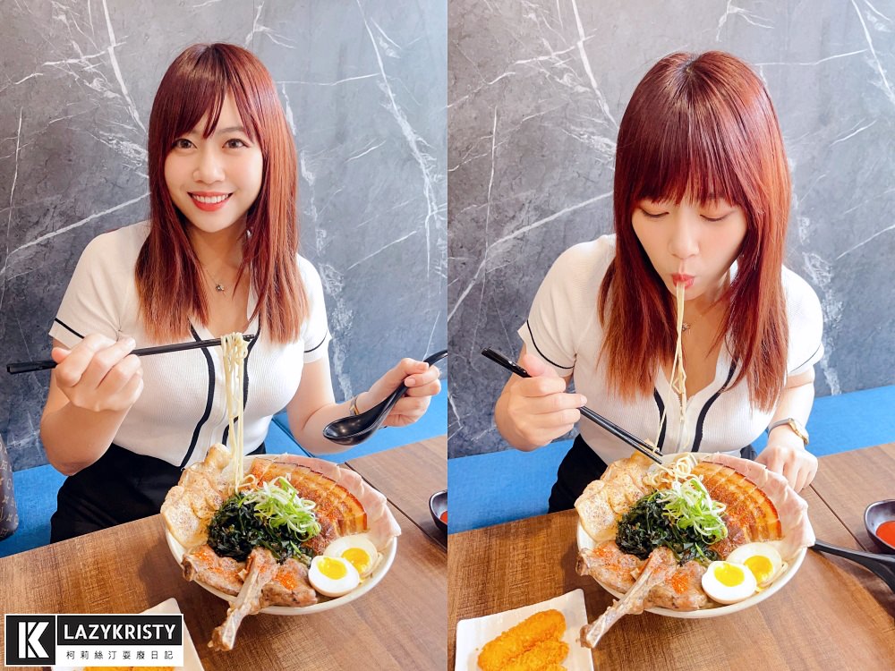 【台中好吃拉麵推薦】CP值爆表的浮誇系戰神拉麵！大里美食之光～兆曜拉麵丼飯新品分享