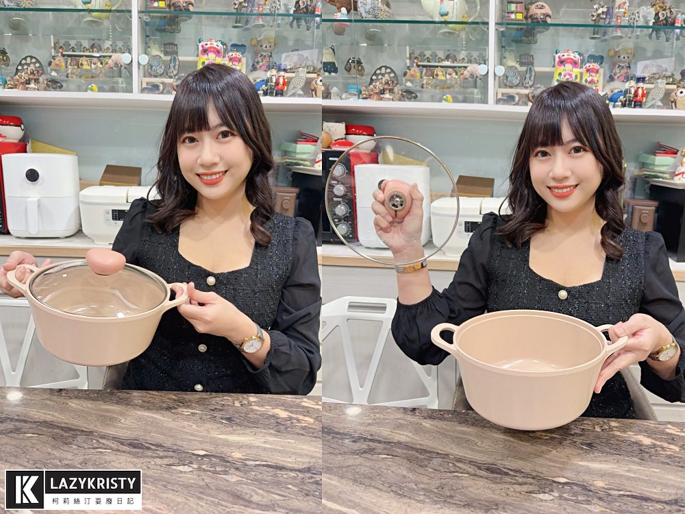 【美到想搬進廚房】NEOFLAM韓國鍋具x粉色系Sherbet蜜桃雪酪 ｜電磁爐也能用的陶瓷鍋具推薦