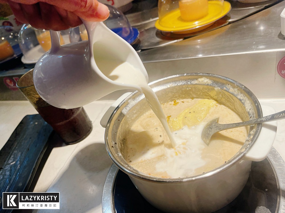 【台中平價火鍋推薦】大食怪天堂！199起就能迴轉台吃到飽的花漾轉轉鍋