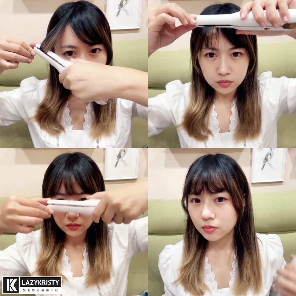 【空氣瀏海離子夾推薦】不用再找插座啦！夾直夾捲一支搞定～POPRORO無線離子夾開箱