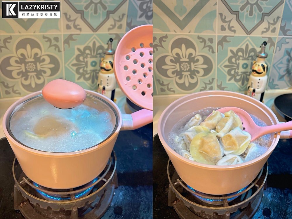 【美到想搬進廚房】NEOFLAM韓國鍋具x粉色系Sherbet蜜桃雪酪 ｜電磁爐也能用的陶瓷鍋具推薦