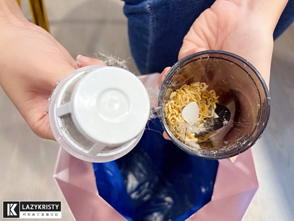 【無線手持吸塵器推薦】美到沒朋友的POPRORO吸塵器開箱！可水洗濾網更省錢（內附大吸力測試影片）