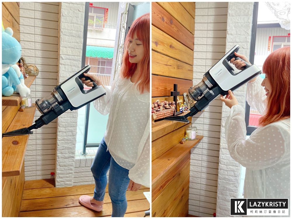 【吸塵器推薦】超猛微塵感知+壁咚吸頭！Panasonic 日本製無線吸塵器 MC-BJ990 開箱心得