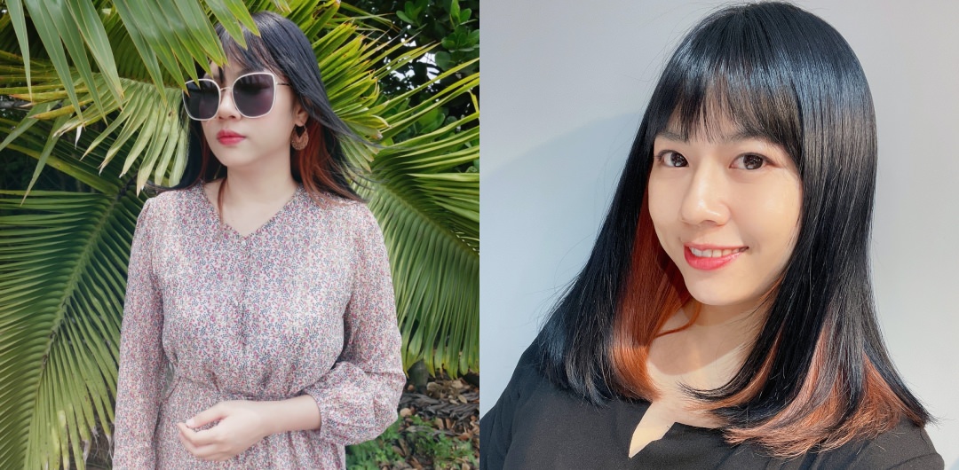 【府中染髮推薦】氣質藍黑髮x小心機雙色染 Azone寶貝店 不分長短燙染1499！