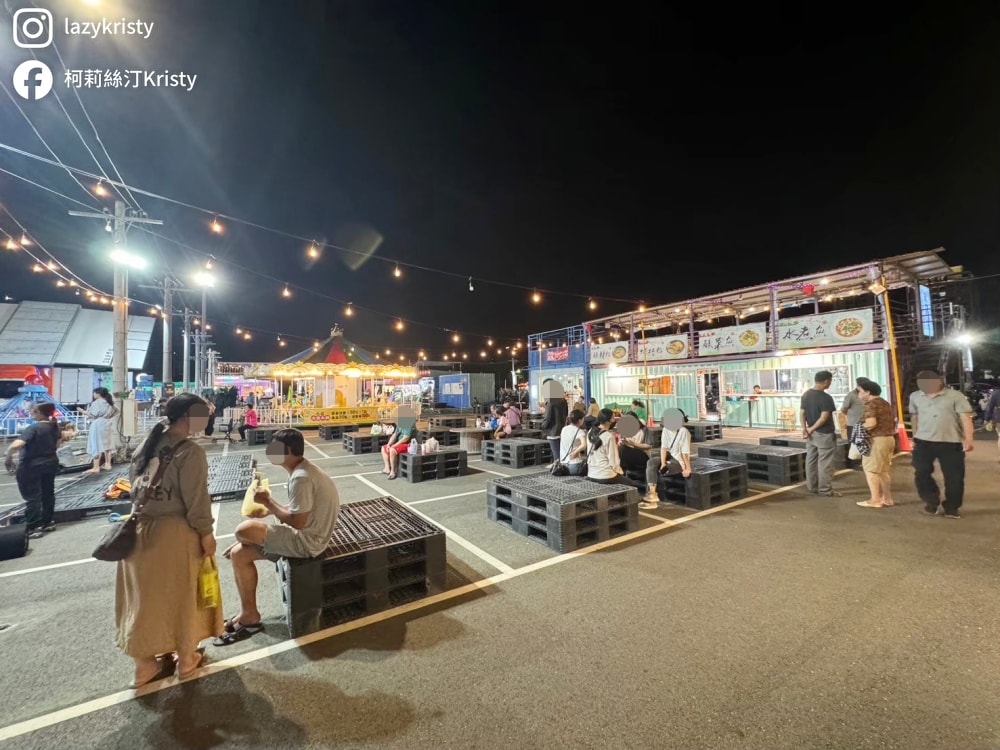 【台南大益夜市】好吃好玩好逛還能抽獎看表演！親子友善+市集儀式感滿滿的台南夜市推薦（每週四五六日營業）